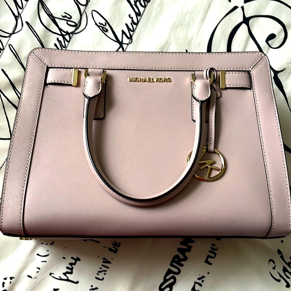 Michael Kors Blush Tote with Gold Details